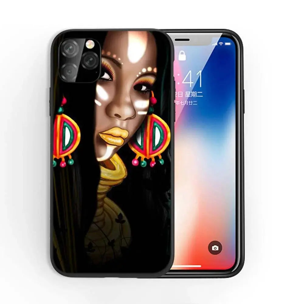 Afro Girls Art iPhone Case