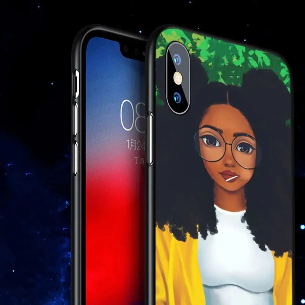 Afro Girls Art iPhone Case