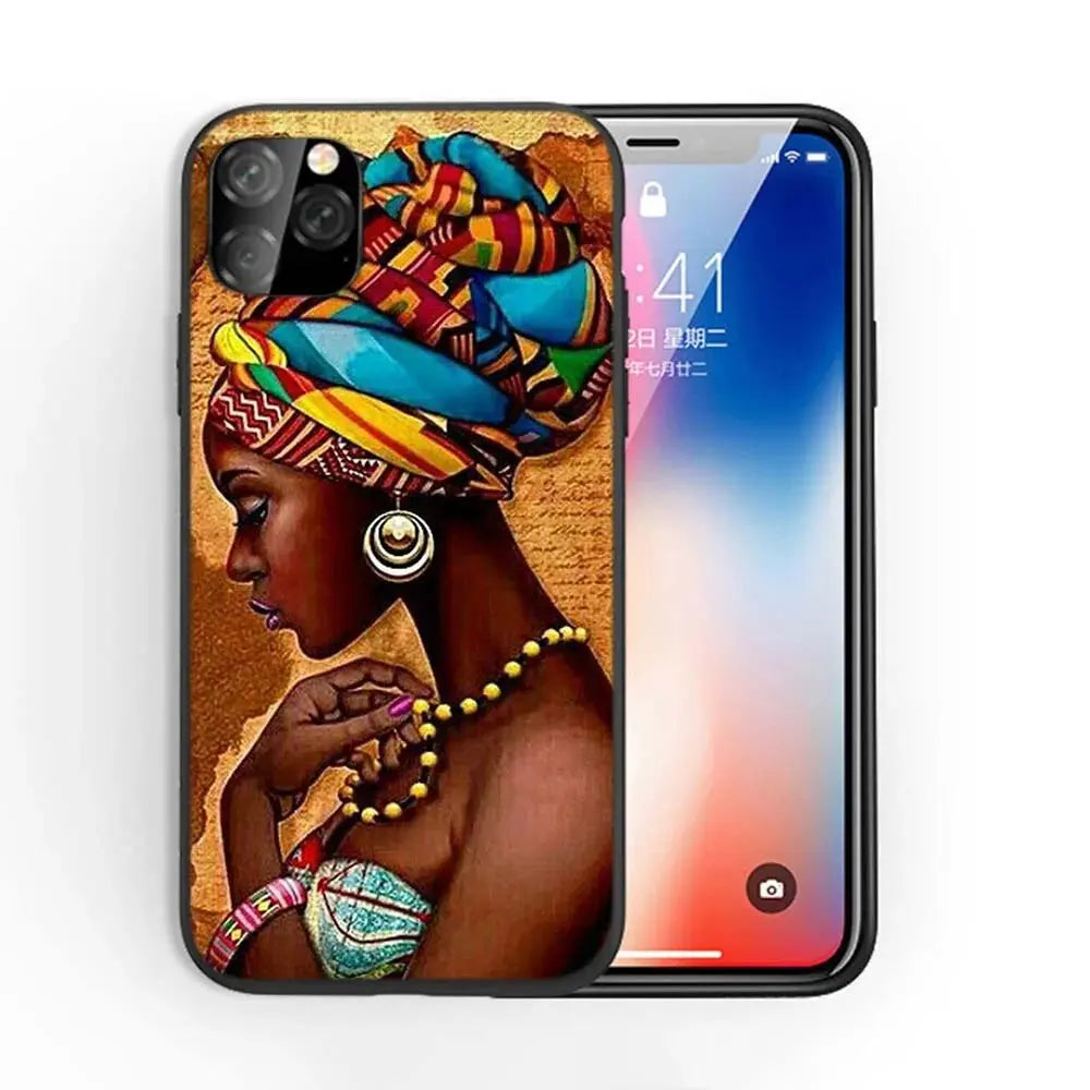 Afro Girls Art iPhone Case