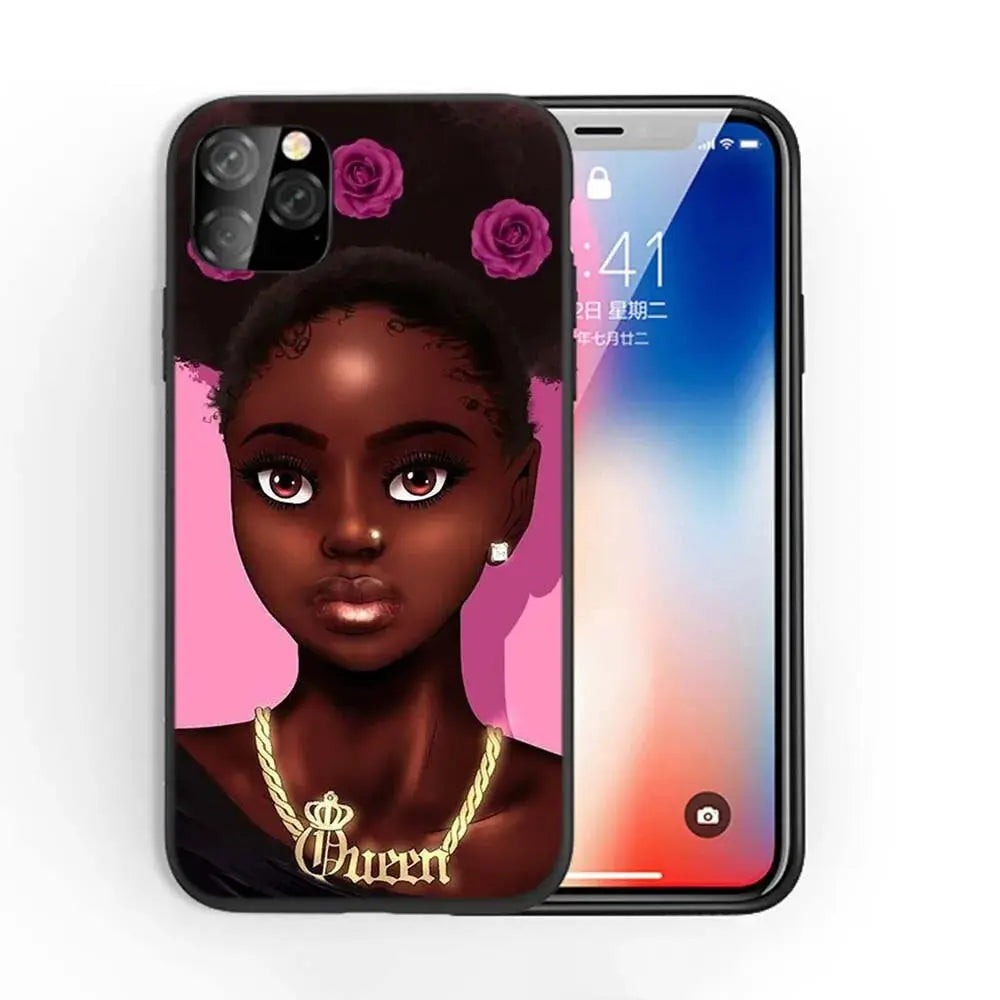 Afro Girls Art iPhone Case