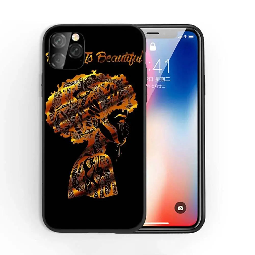 Afro Girls Art iPhone Case