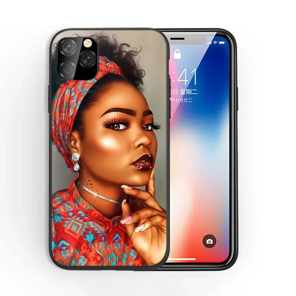 Afro Girls Art iPhone Case