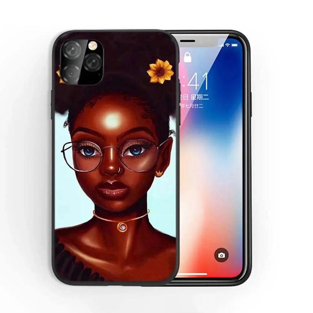 Afro Girls Art iPhone Case