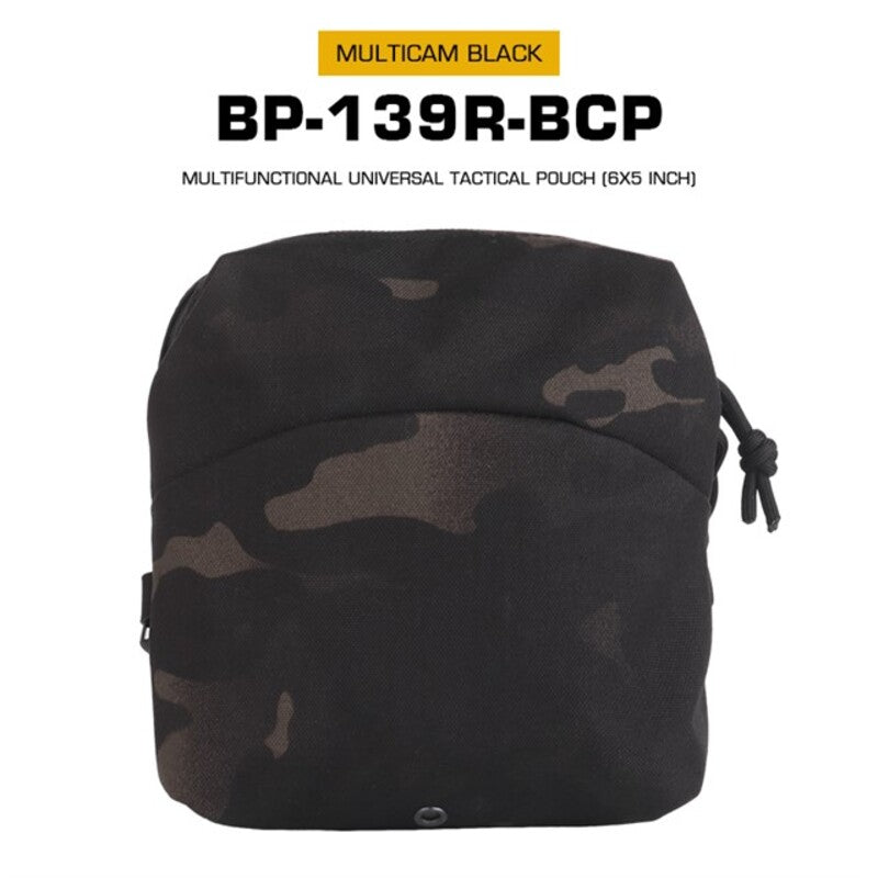 Tactical 6x5in GP MOLLE pouch for mags, fits FCPC or Utility GP Backpack.