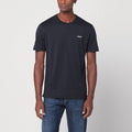 Zegna Navy Blue T-Shirt With Logo Men