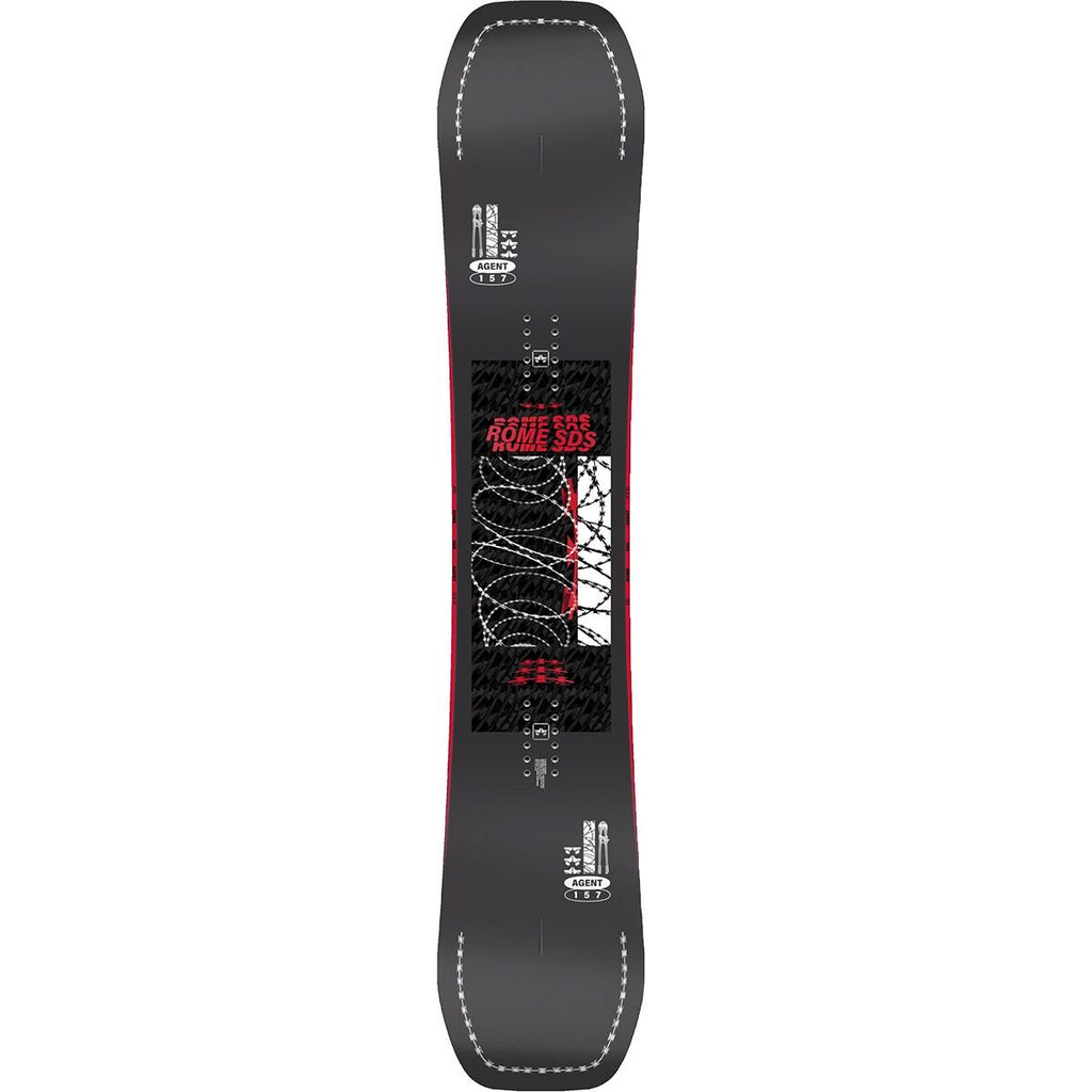 Rome Snowboards Mens Agent Twin Snowboard