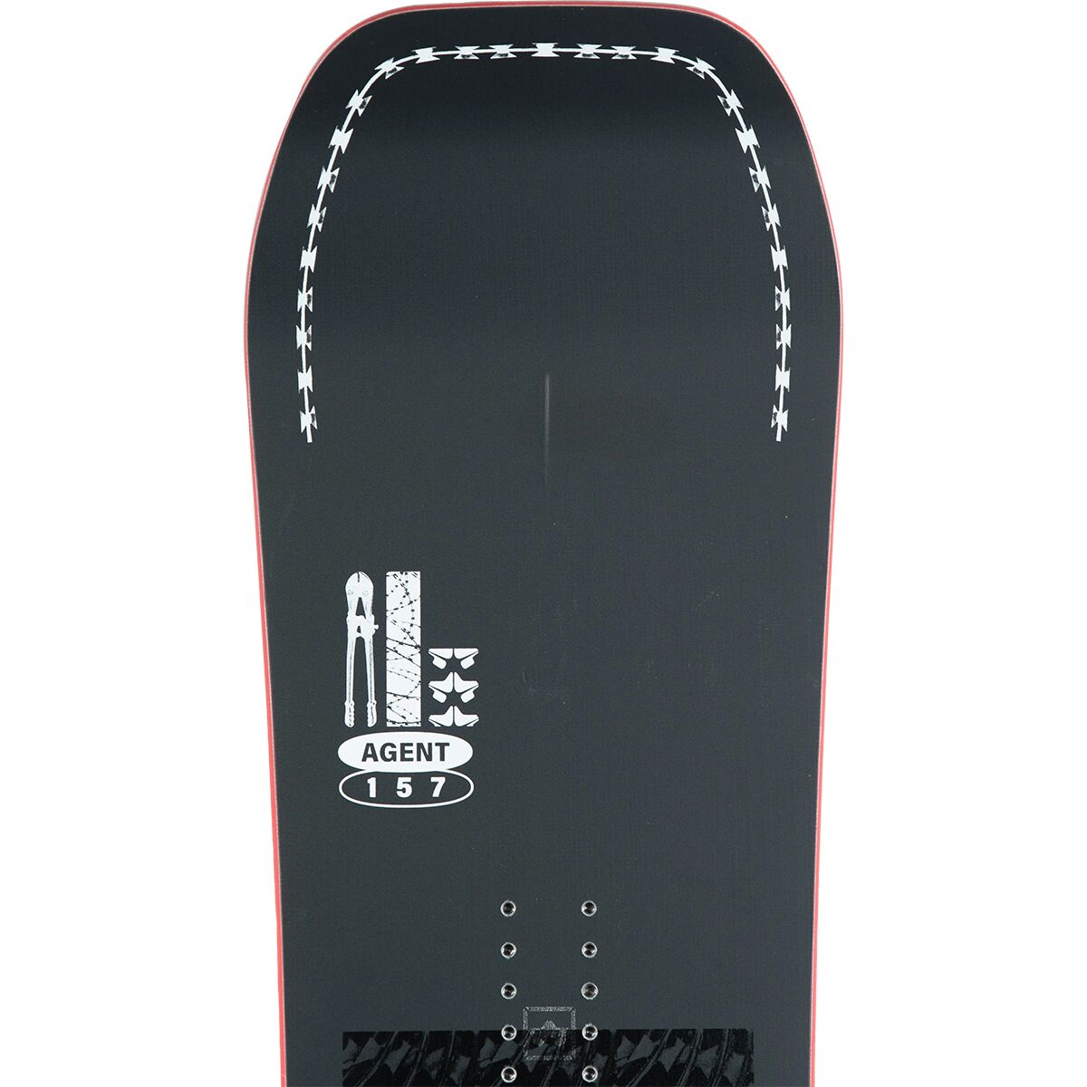 Rome Snowboards Mens Agent Twin Snowboard