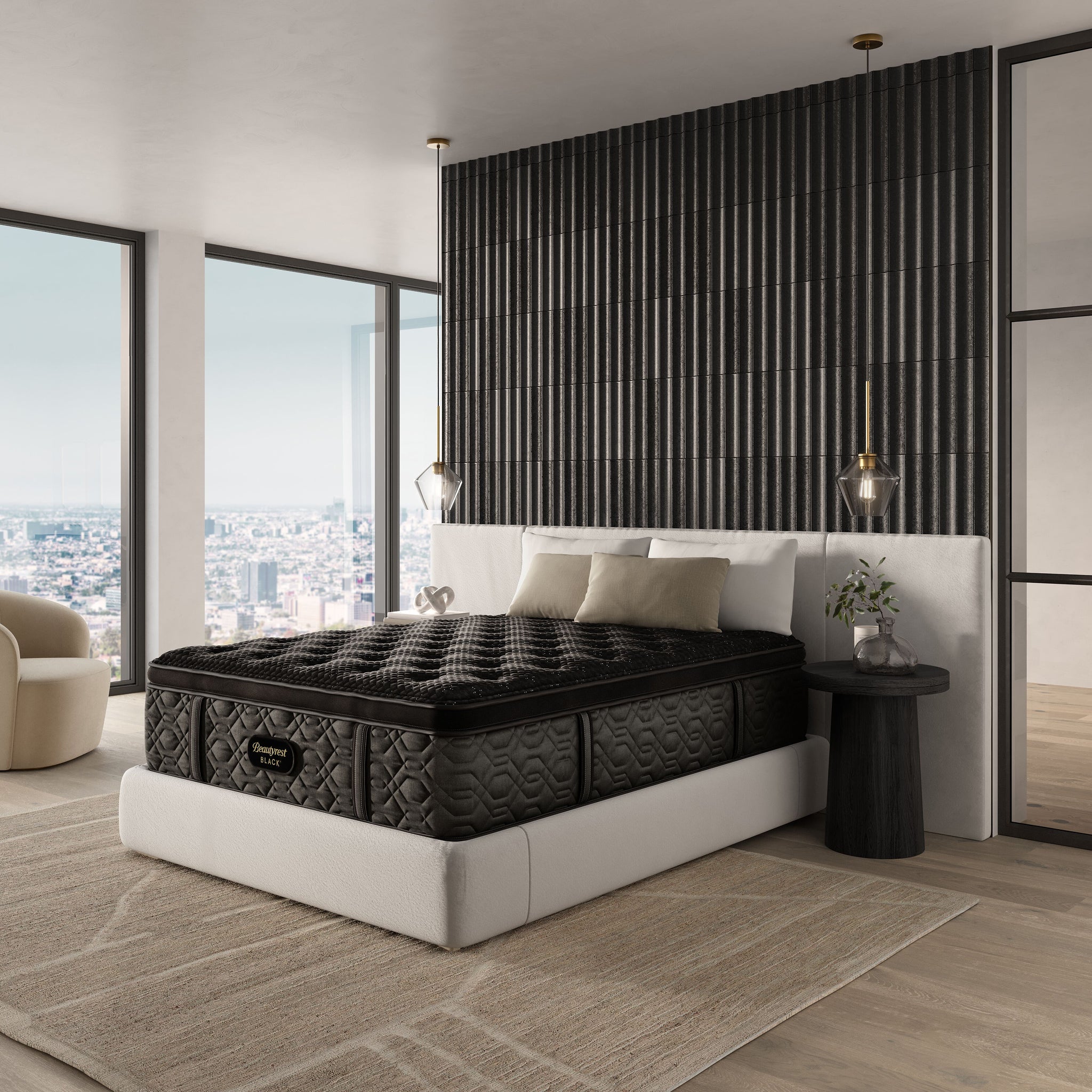 Black Series Three Medium Pillow Top