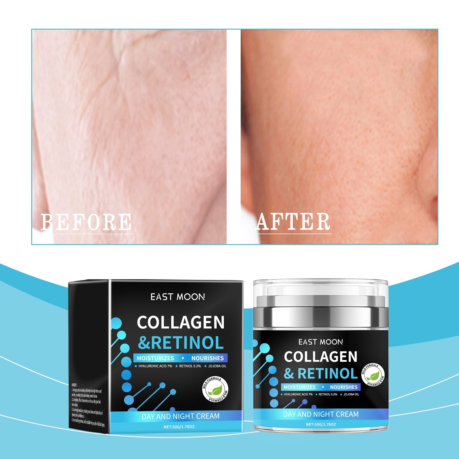 Men's Moisturizer, Deeply Nourishes Facial Skin And Improves Skin Quality