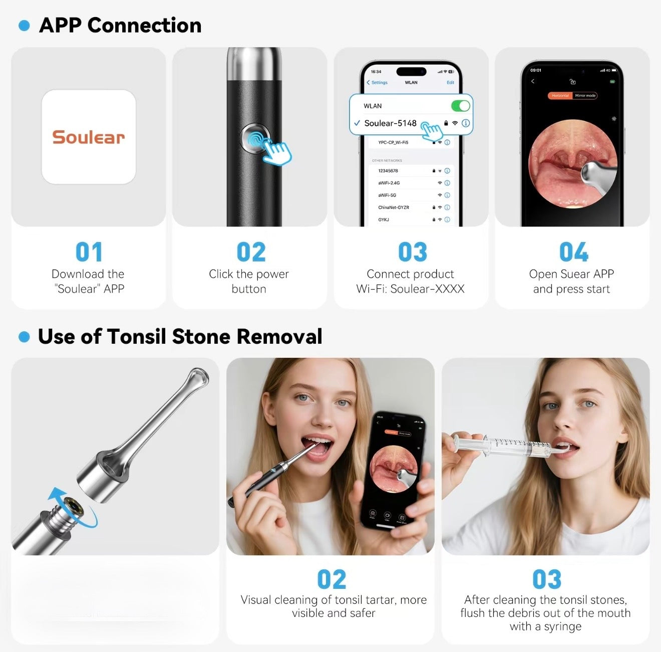 TonsilCam Ultra Clean Kit