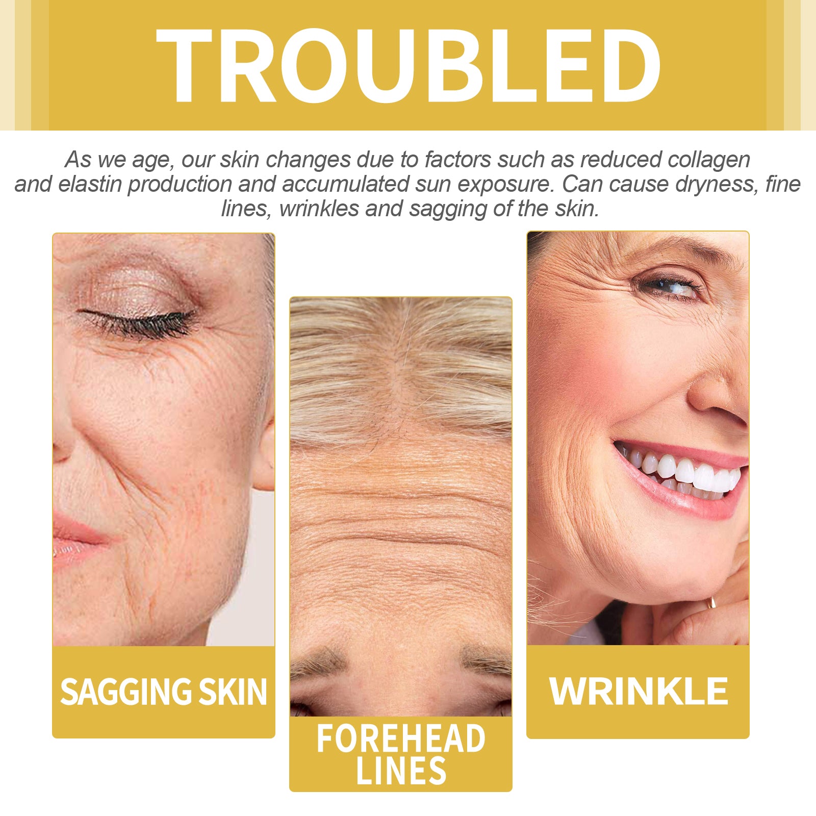 Collagen Membrane, Reduces Wrinkles, Smooths Forehead Fine Lines, Moisturizes And Tightens Skin Protein Membrane