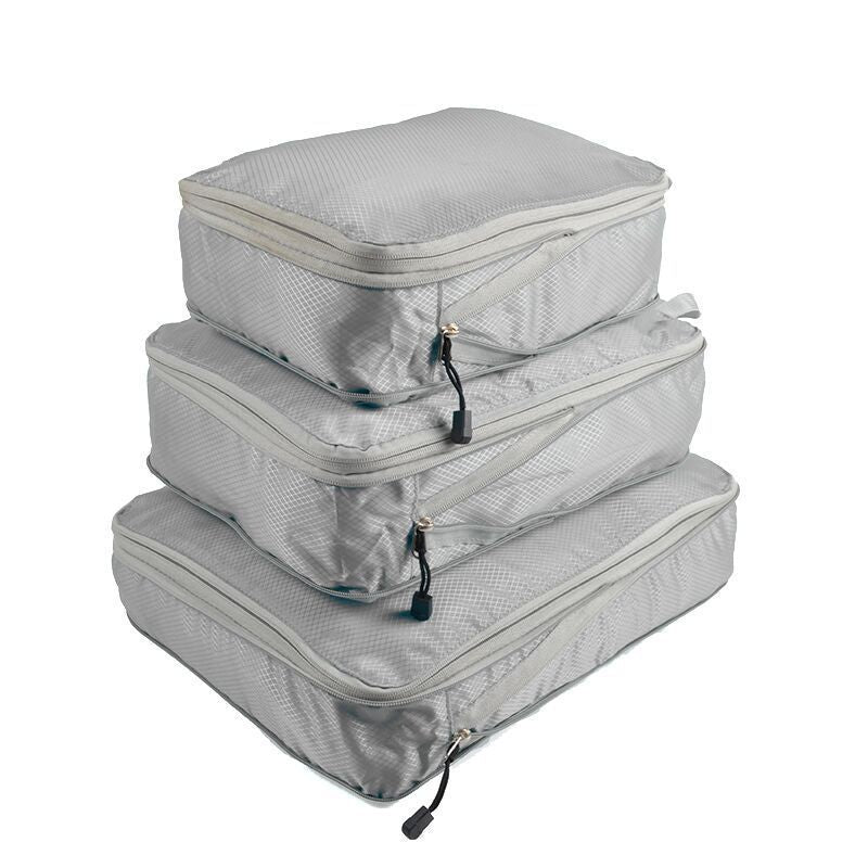 Travel compression packing cubes – ultralight, expandable, for luggage organization