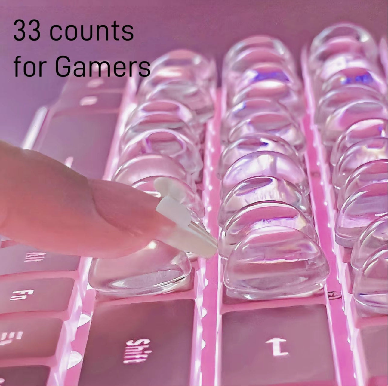 ClearType Nail-Friendly Stickers