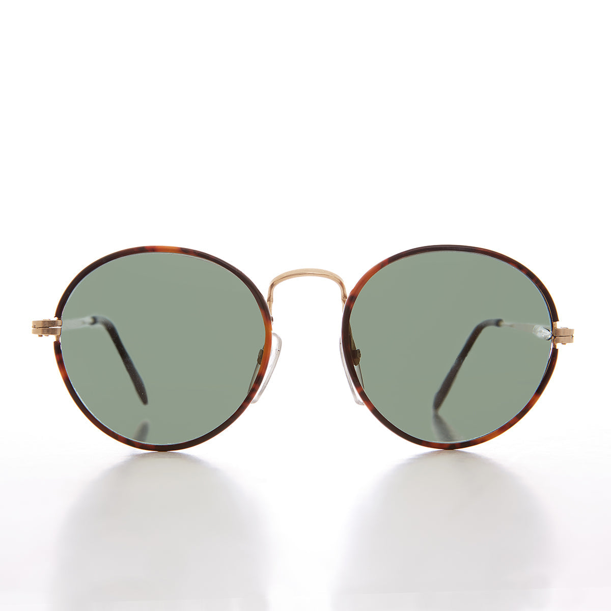 Round Polo Tortoise Vintage Sunglasses - Clerk