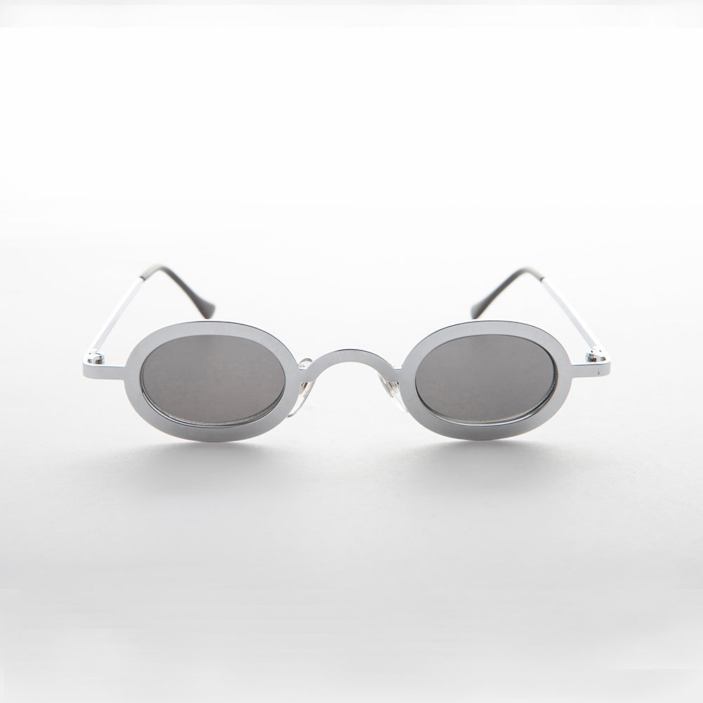 Small Oval Steampunk Vintage Sunglass - Cyberpunk