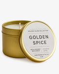 Golden Spice Candle – Vanilla & Cinnamon – Cozy Gift Idea