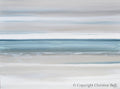 "Marine Layer II" GICLÉE PRINT, Modern Coastal Abstract Ocean Seascape Painting