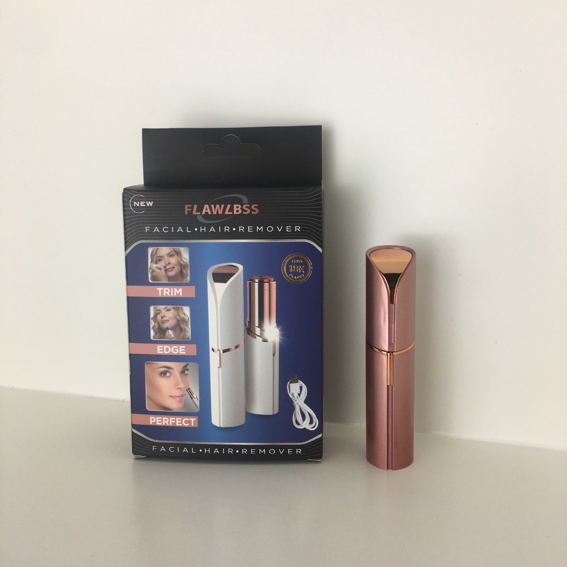 Lipstick eyebrow trimmer, women's shaver, hair remover, electric eyebrow trimmer, charging eyebrow trimmer, hair scraper