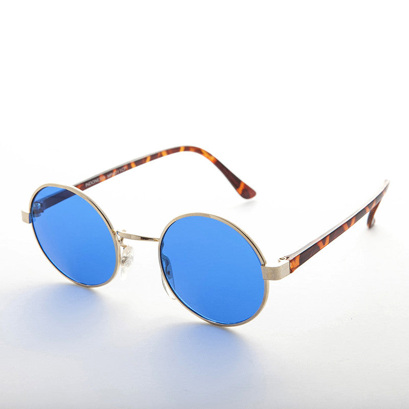 Round Color Lens Vintage 1990s Sunglass - Dylan
