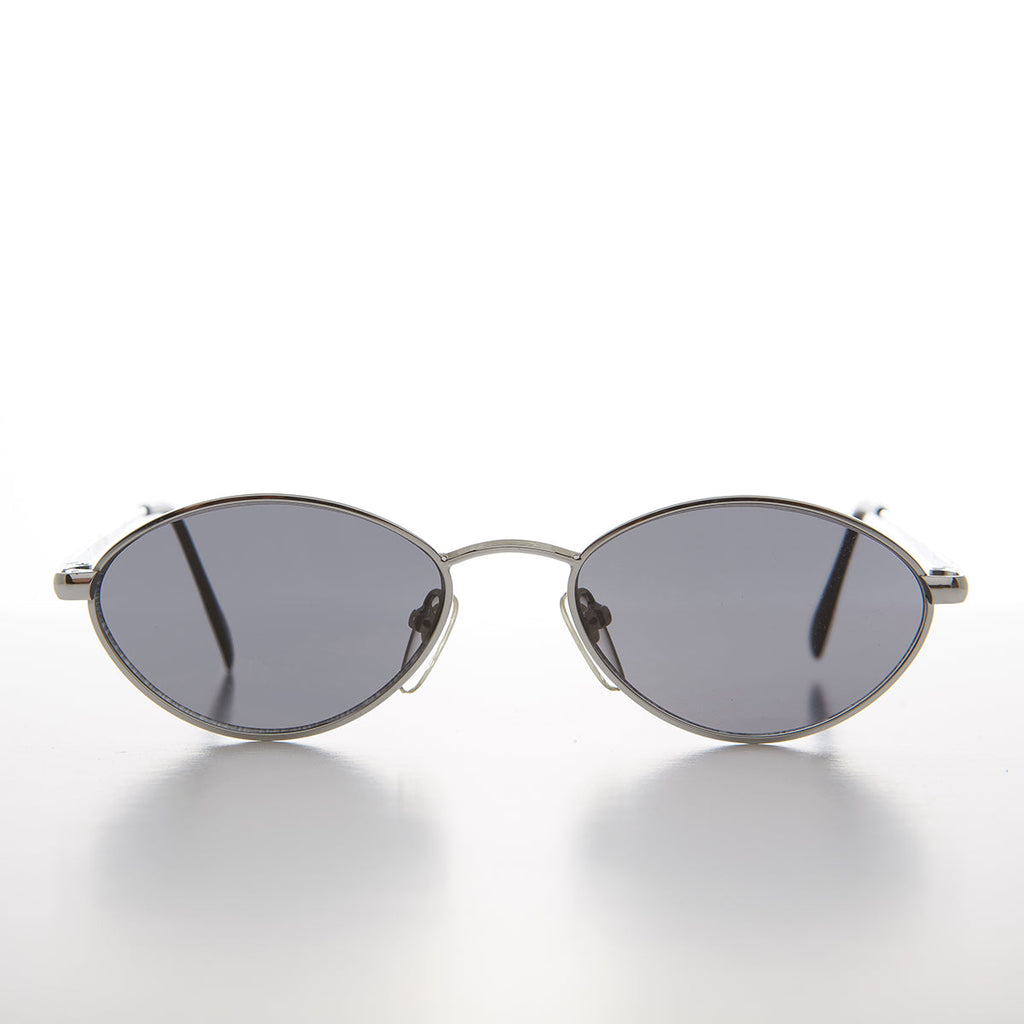 Oval Metal 90s Vintage Sunglasses - Ellery