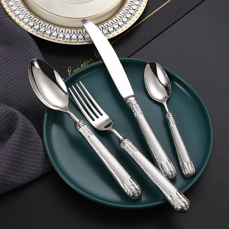 Elnoora Gold&Silver Luxury Cutlery Set | Yedwo