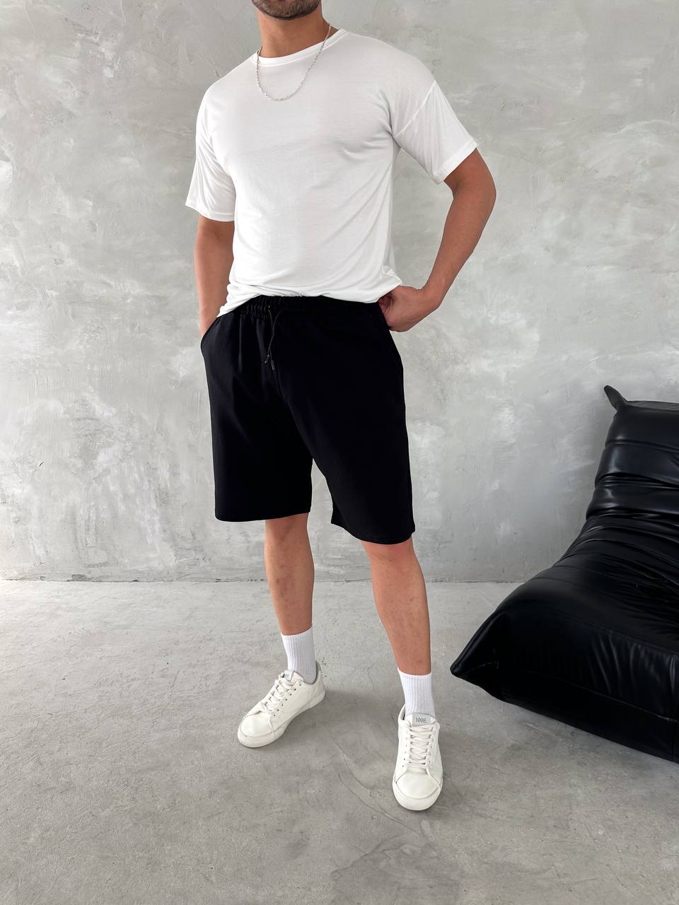 Essential Comfort Men's Lounge Shorts – Soft-Touch Minimalist Fit for Everyday Ease