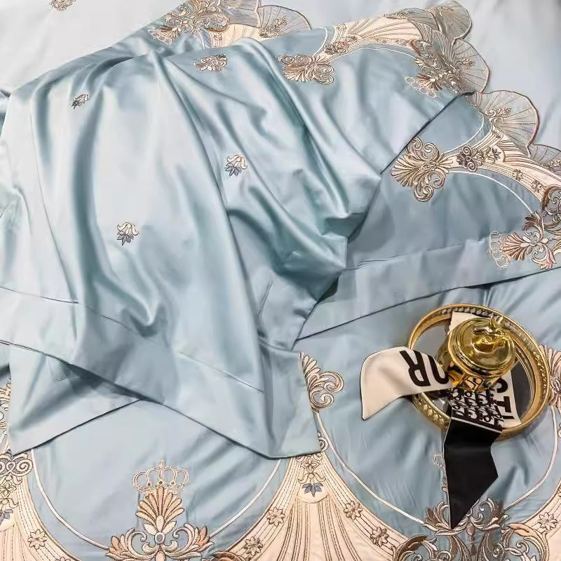 European Luxury Long-Staple Cotton Embroidered Bedding Set | Yedwo