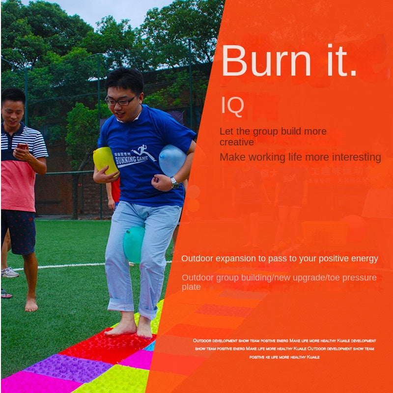 Acupressure Board Running Man Foot Massage Pad Small Bamboo Shoots Extra Thick Large Board Painful Toe Pressure Board