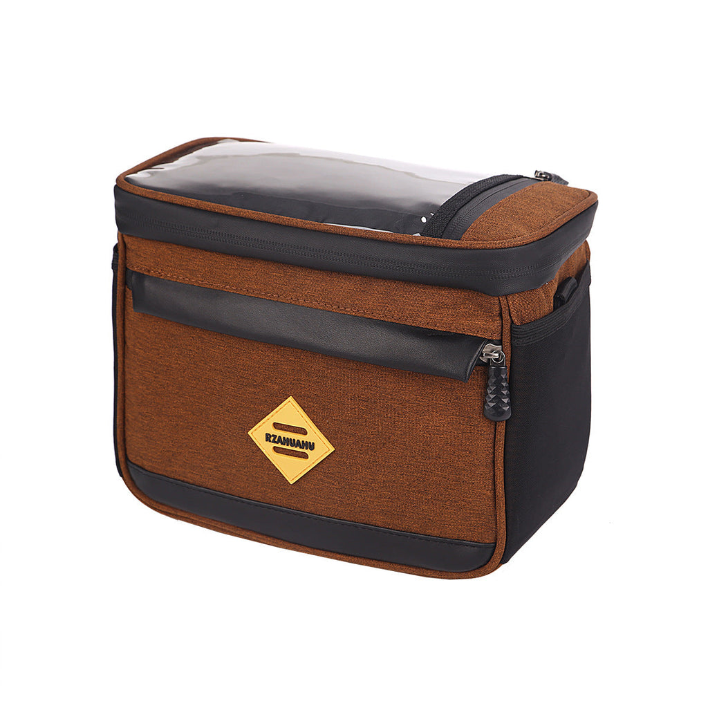 Bicycle Front Beam Bag Head Bag Electric Vehicle Handlebar Bag Anti-Splashing Front Bag Motorcycle Insulation Bag Picnic Bag