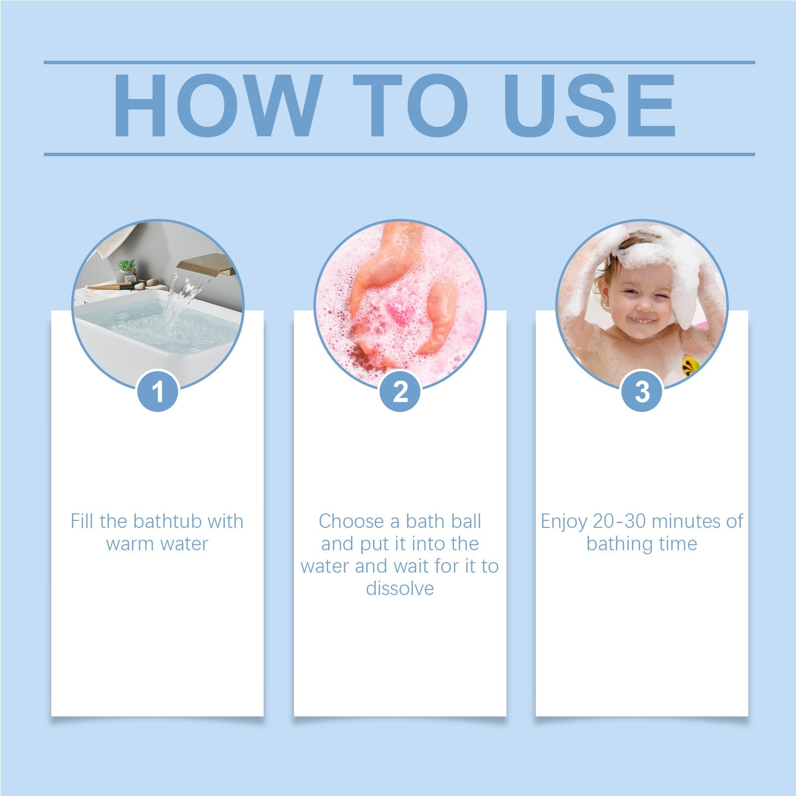 Children's Bath Bath Ball Children's Bath Moisturizes Bubble Fragrance Plant Fragrance Cleans Skin