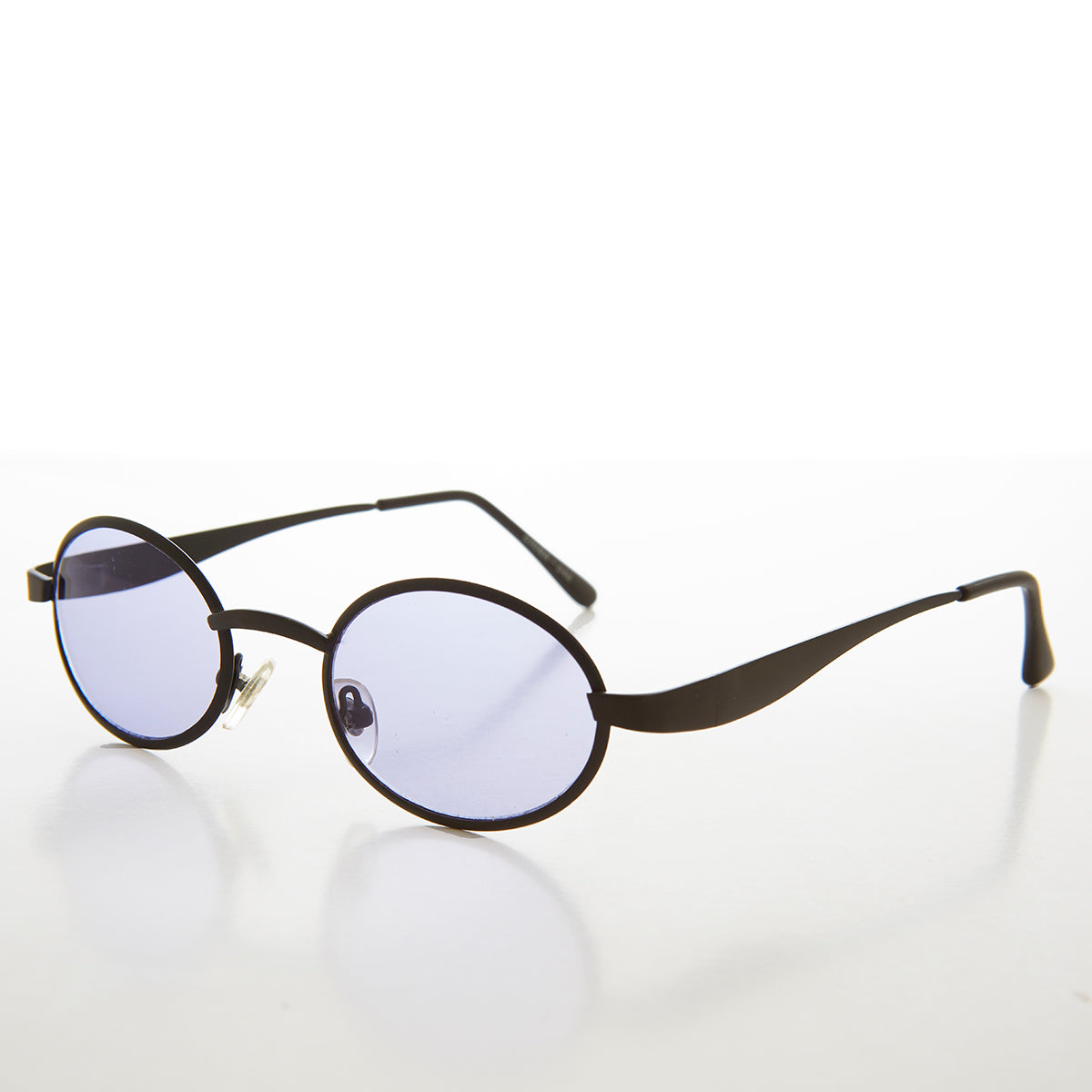 Small Oval Tinted Lens Vintage Sunglass - Far Out