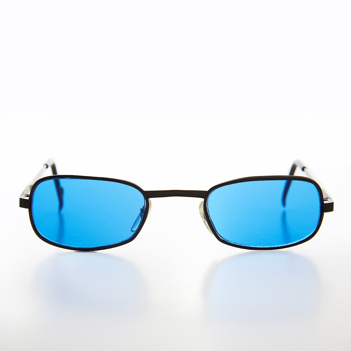 Colorful Small Rectangular Vintage Sunglasses - Galaxy