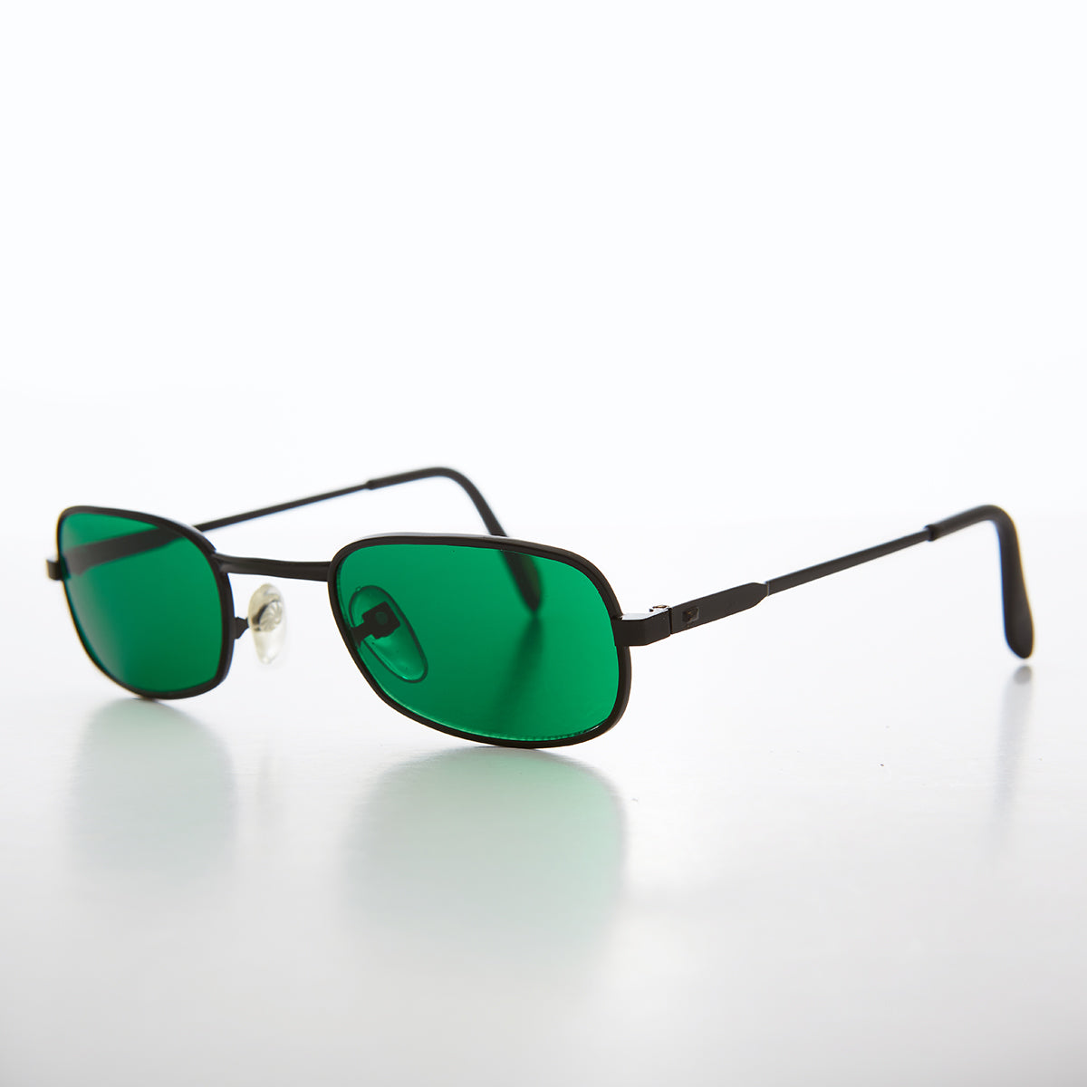 Colorful Small Rectangular Vintage Sunglasses - Galaxy