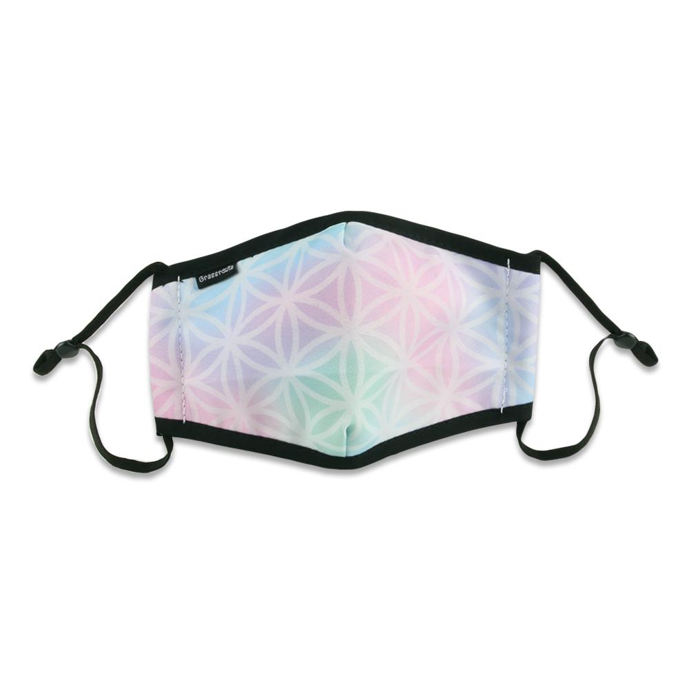 Flower of Life Pastel Kids Mask