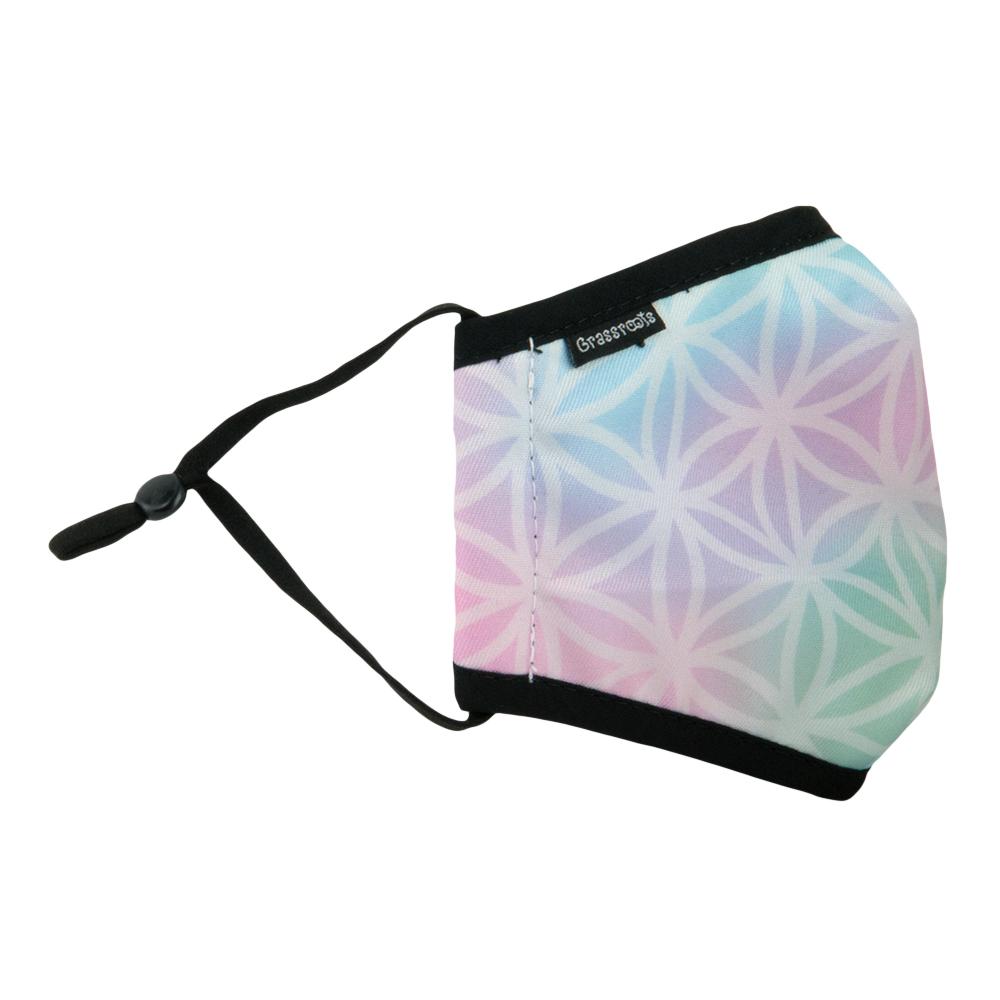 Flower of Life Pastel Kids Mask