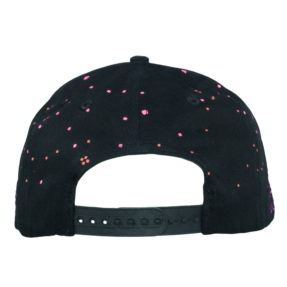 Mugwort Hummingbird Black Snapback Hat