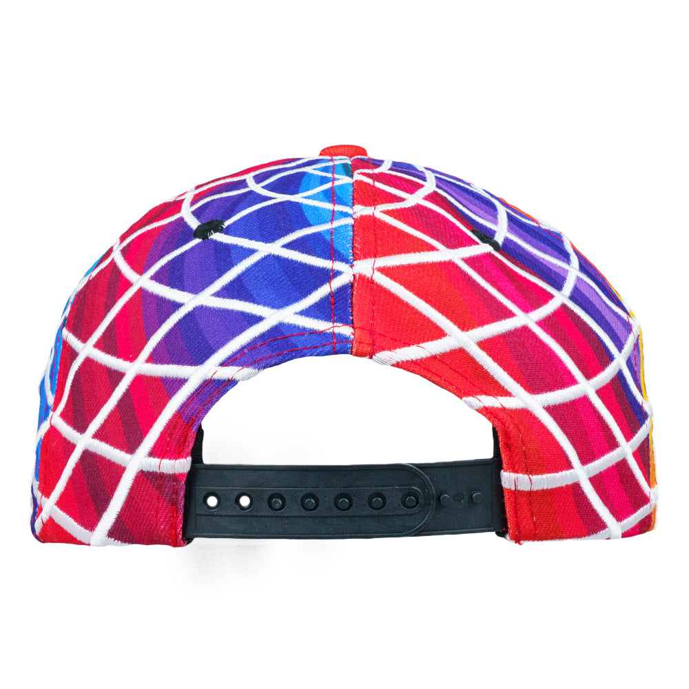 Karma Glass Rainbow Snapback Hat
