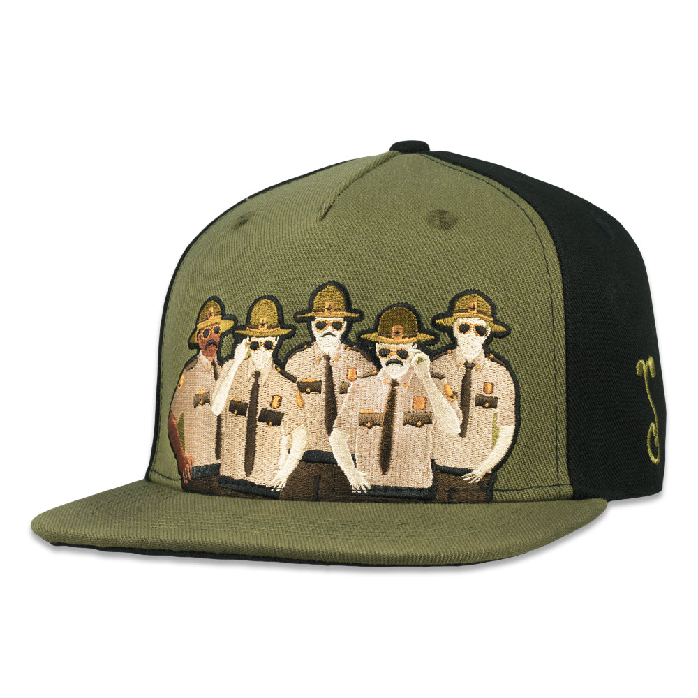 Super Troopers 3 Squad Green Fitted Hat