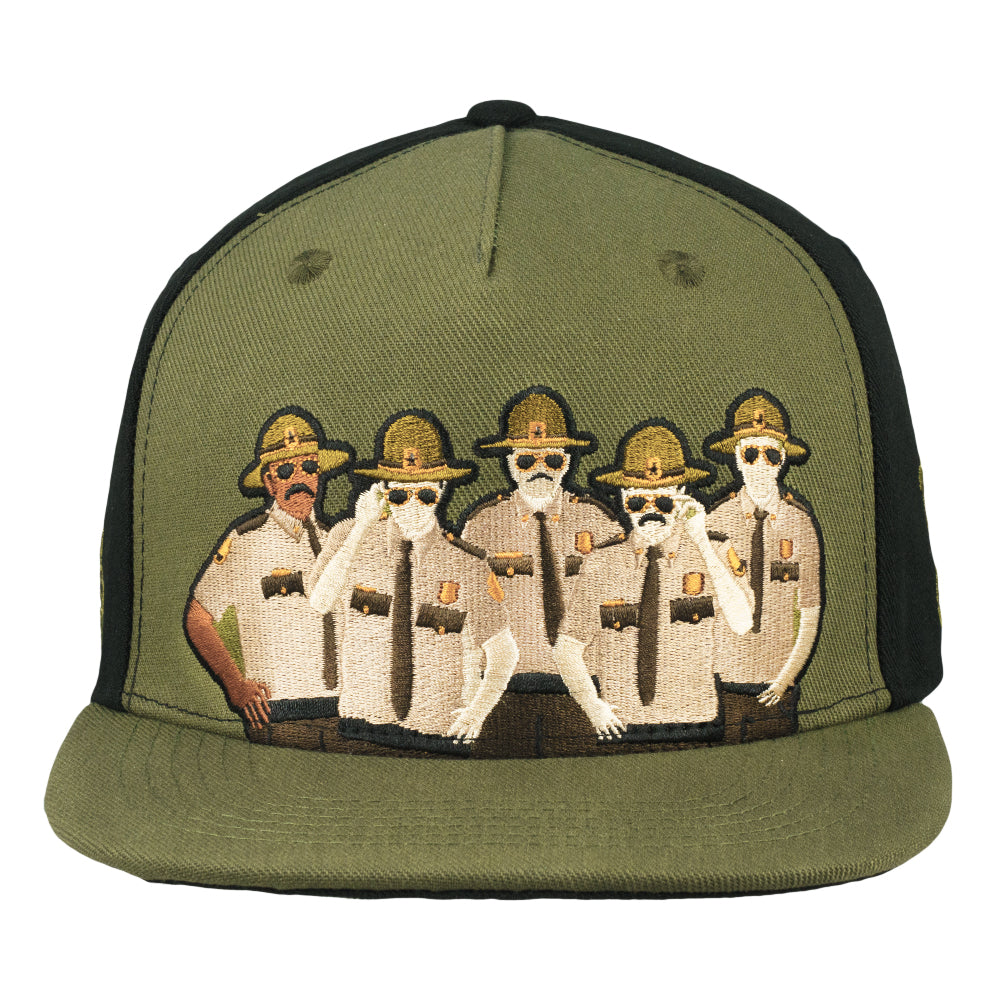 Super Troopers 3 Squad Green Fitted Hat