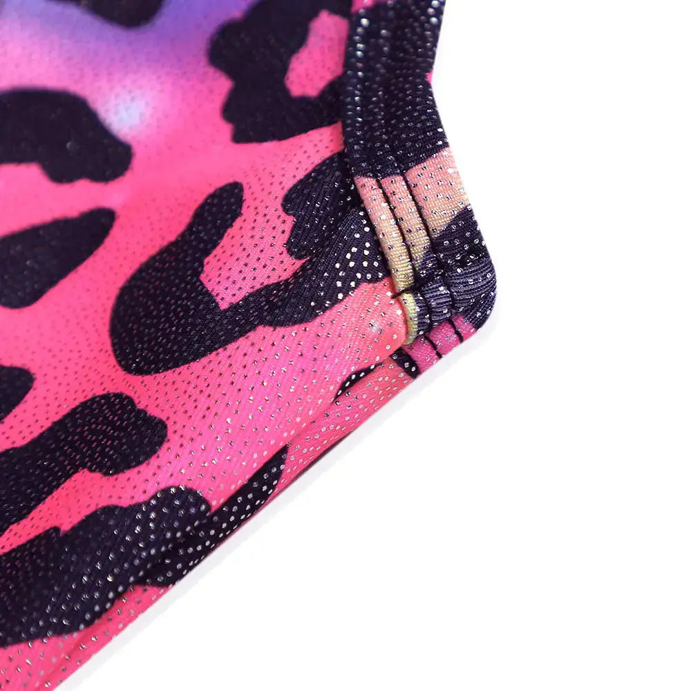 HOZIY Gymnastics Leotards for Girls with Shorts Toddlers Biketards Rainbow Unicorn Dinosaur Mermaid