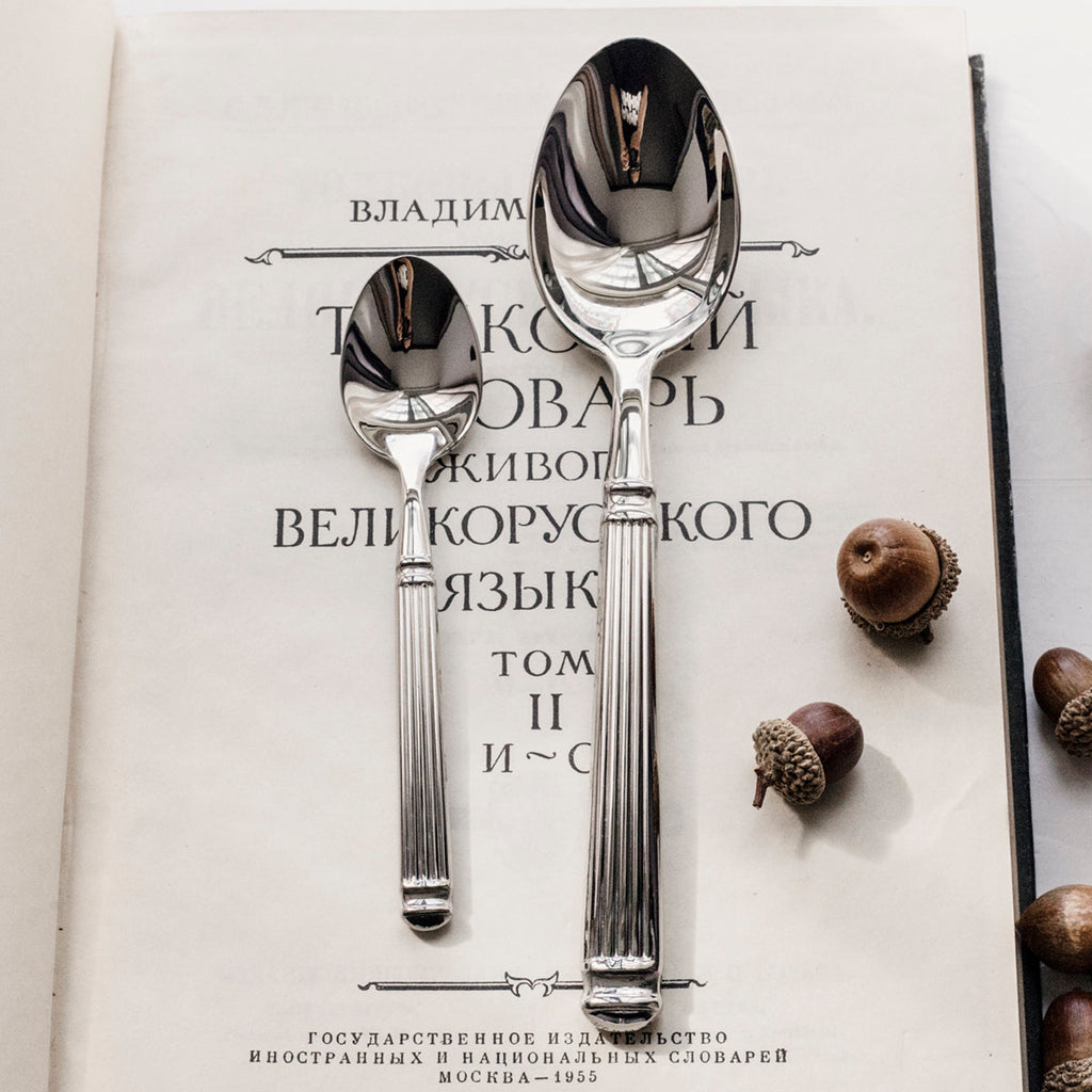 Handcrafted Timeless Roman Column Flatware | 3CARATS