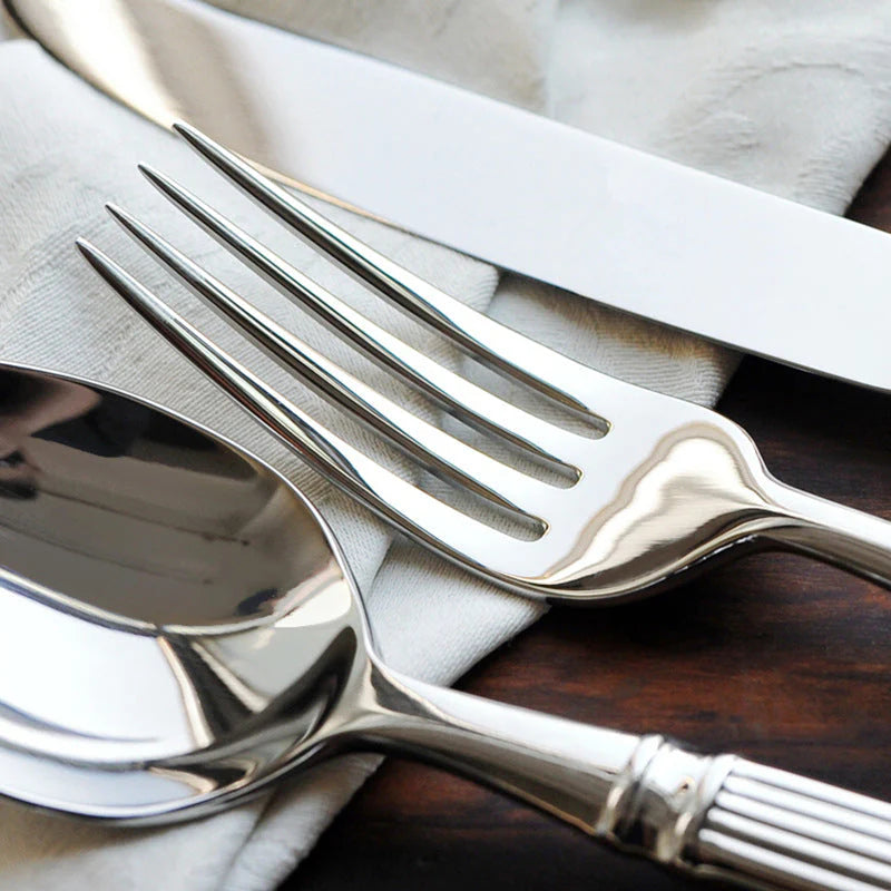 Handcrafted Timeless Roman Column Flatware | 3CARATS