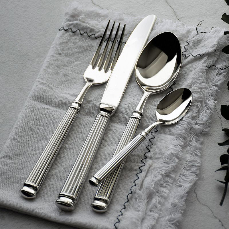 Handcrafted Timeless Roman Column Flatware | 3CARATS
