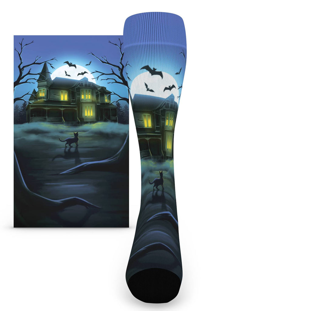 Haunted Halloween Men's Socks