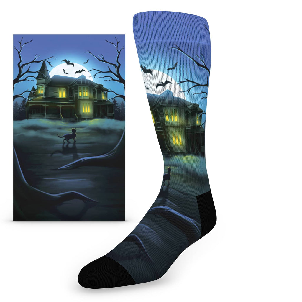 Haunted Halloween Men's Socks