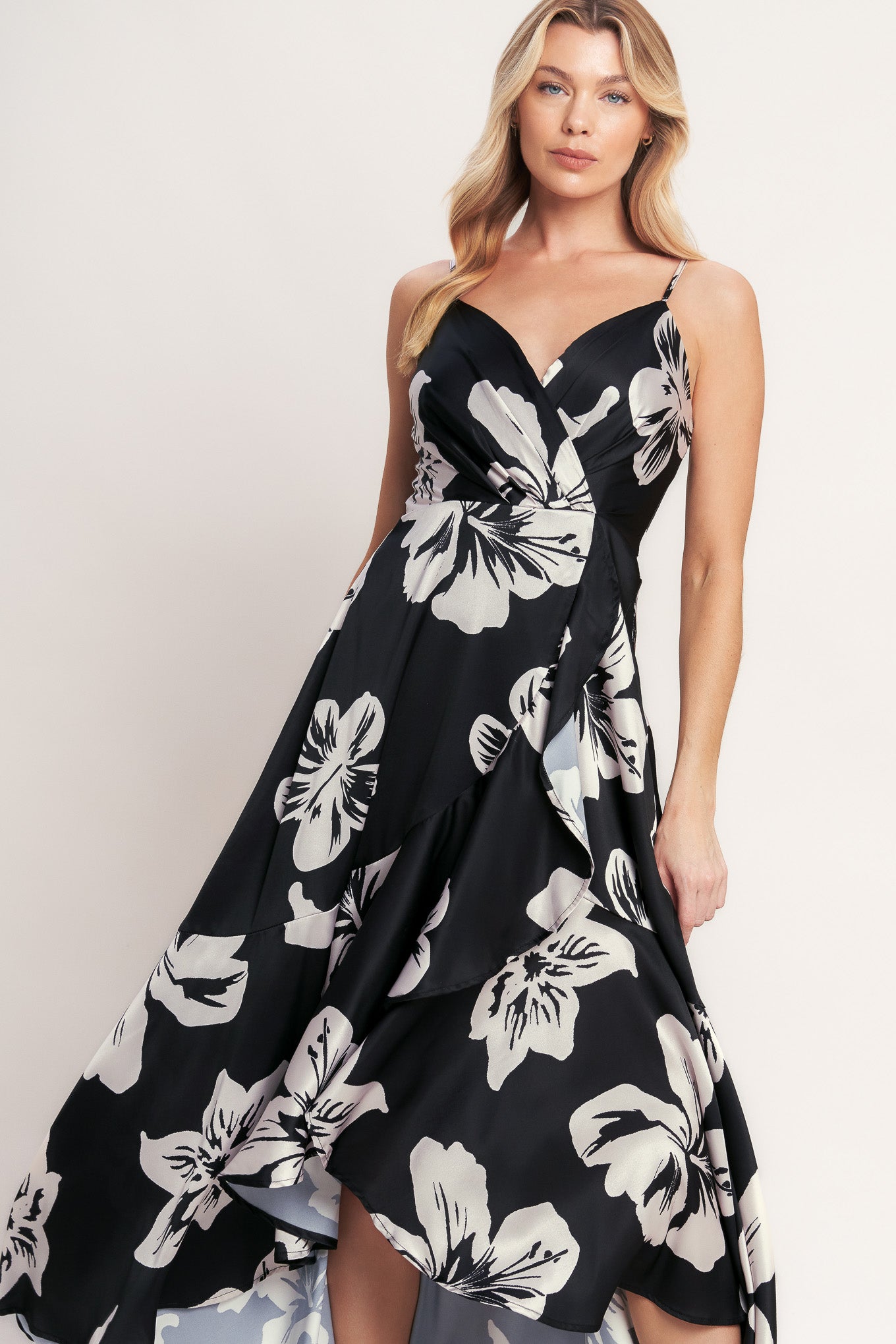ETERNAL FLORA WOVEN MAXI DRESS
