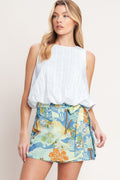 POSTCARD PERFECT WOVEN SKORT