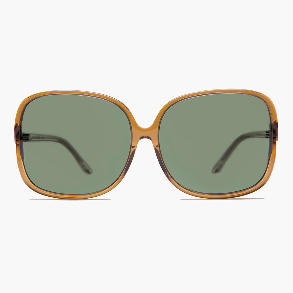 Oversized Square Sunglass with Polarized Lens - Jackie