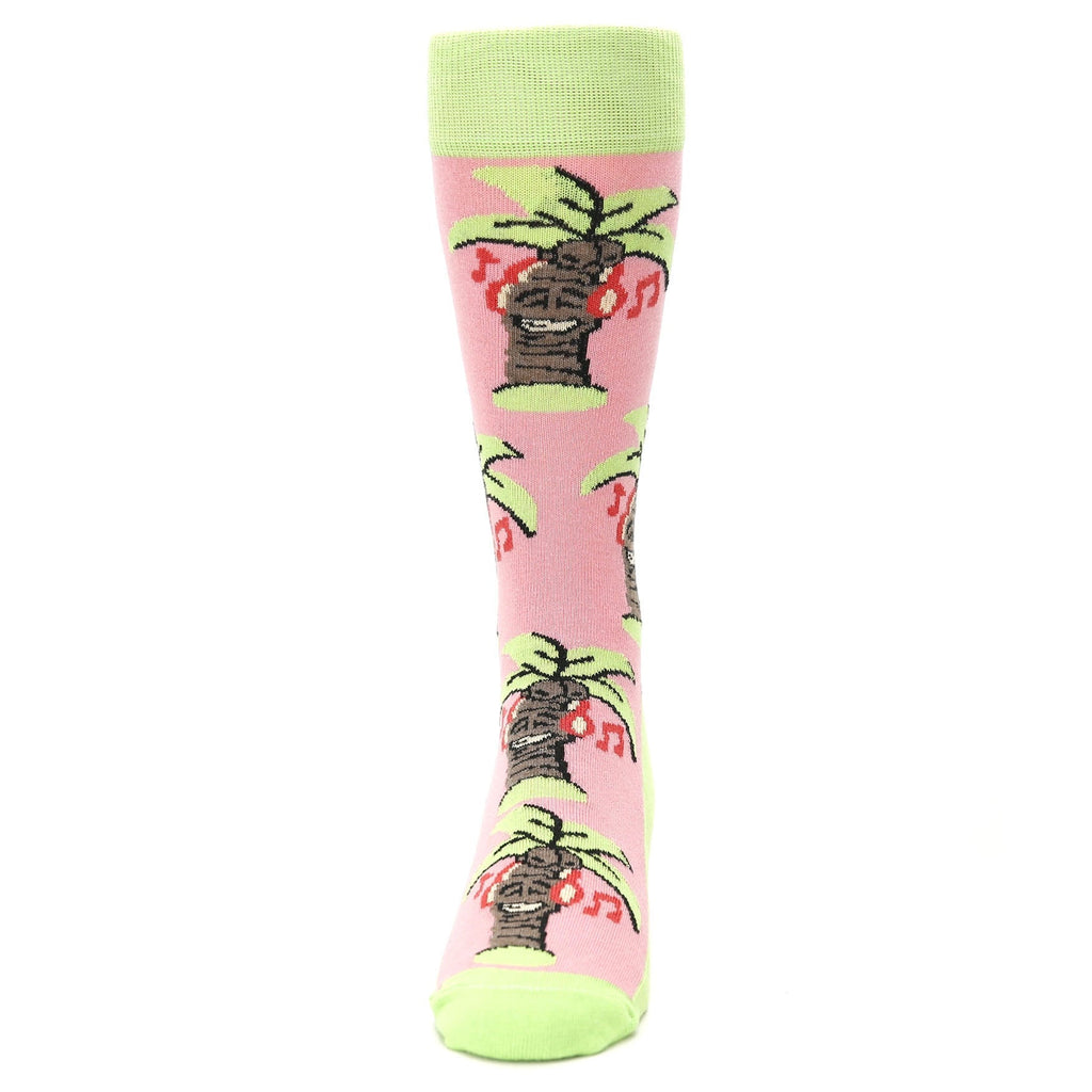 Jammin' Musical Palm Tree - USA Made Men's Dress Socks