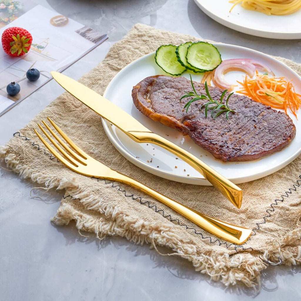 Jet Black Cutlery Set | 3CARATS